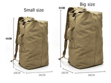 Load image into Gallery viewer, Large Canvas Rucksack