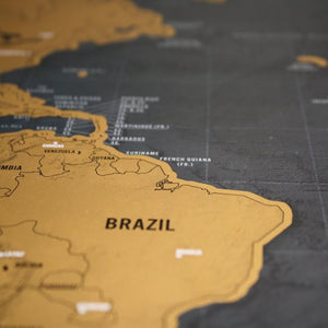 Scratch Off World Map Travel