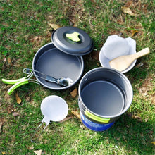 Load image into Gallery viewer, All-In-One 8-Piece Portable Outdoor Cookware Set